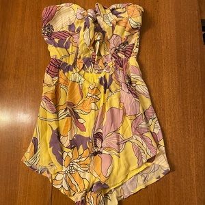 Yellow Vanilla Sky Romper